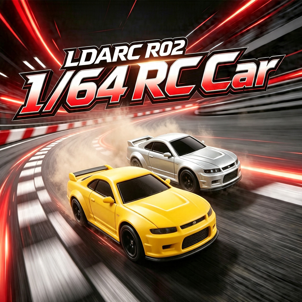 Rc Hobby Pro - LDARC R02 1:64 1/64 RC Mini