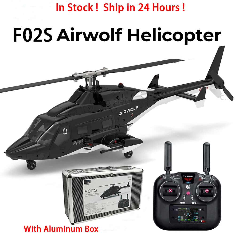 Rc Helicopter Hobby Grade - YUXIANG F02S AirWolf 2.4G 9CH 6G