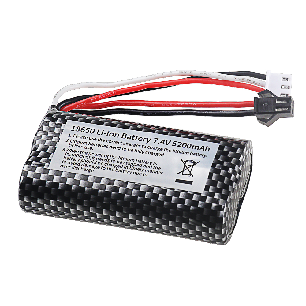 18650 7.4V 5200mAh Li-ion batt - Rc Hobby Boat recensione e prezzo