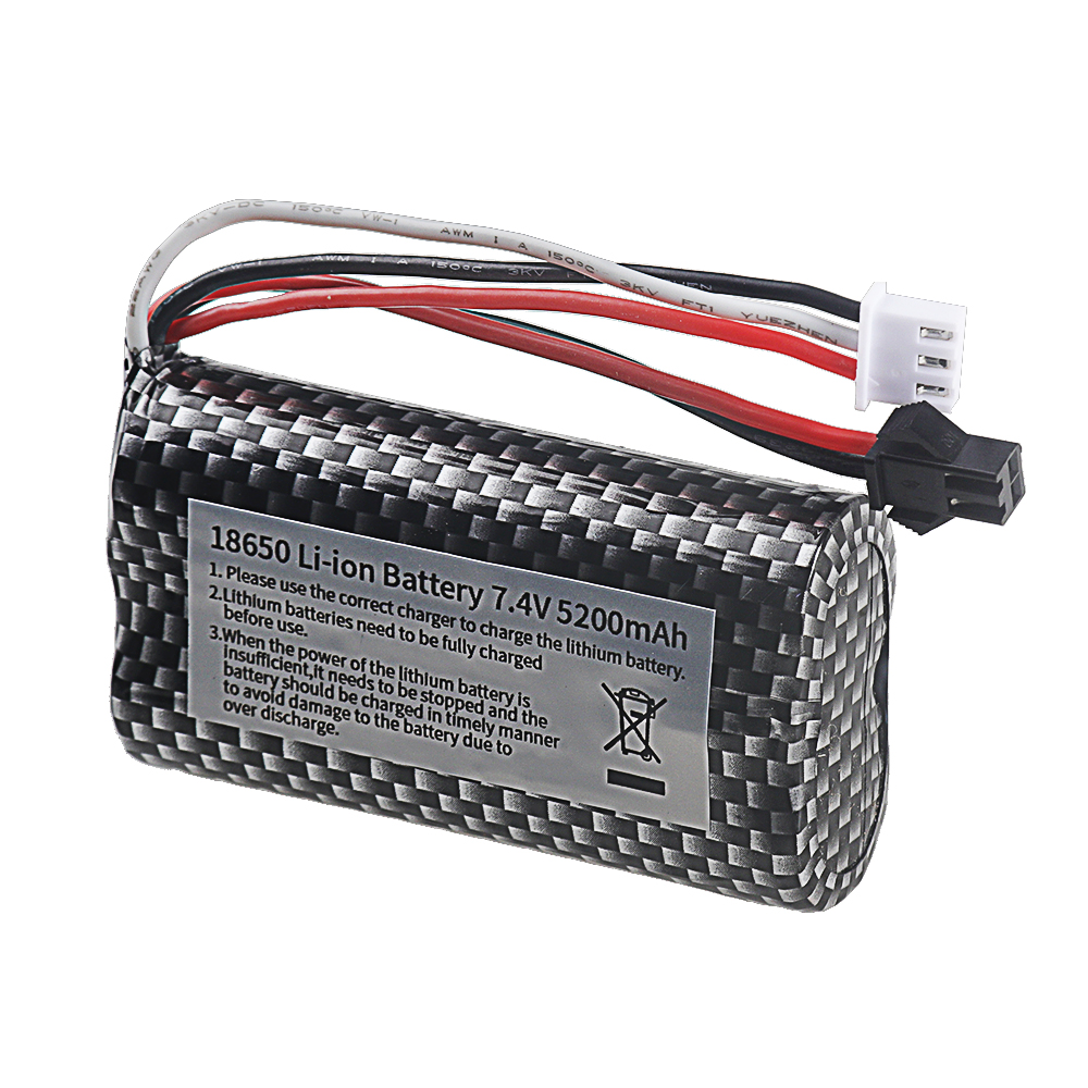 18650 7.4V 5200mAh Li-ion batt - Rc Hobby Boat recensione e prezzo