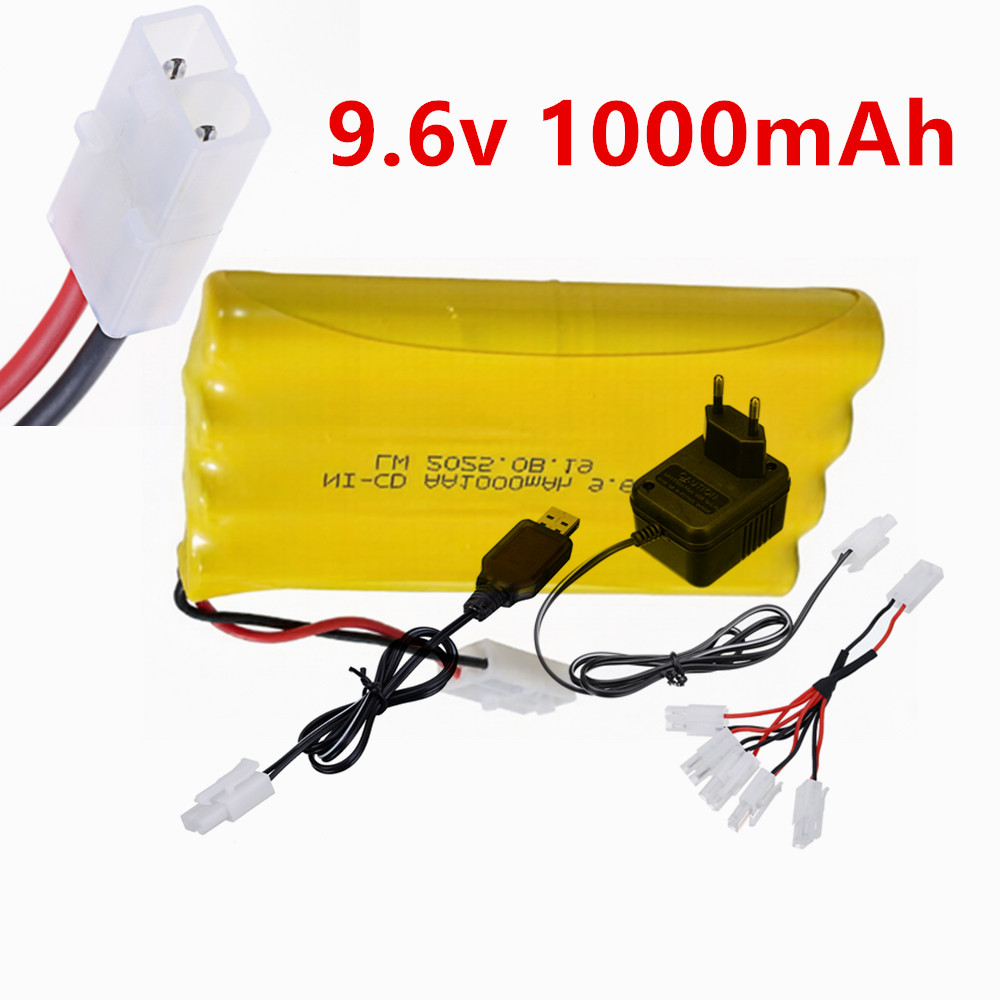 9.6v 1000mAh Ni-CD AA Recharge - Rc Hobby Boat recensione e prezzo