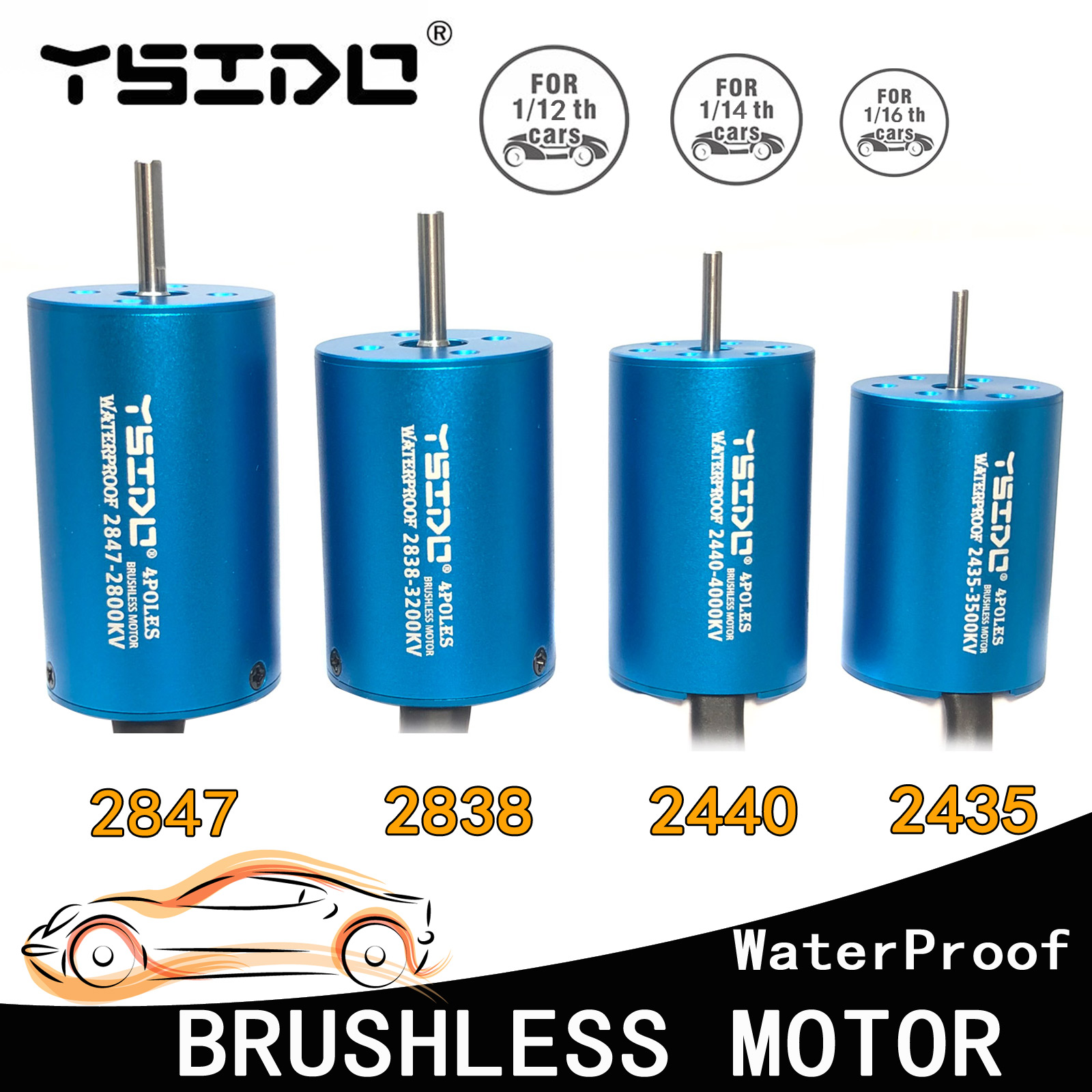 YSIDO 2435 2440 2838 2847 Brus - Rc Remo Hobby recensione e prezzo