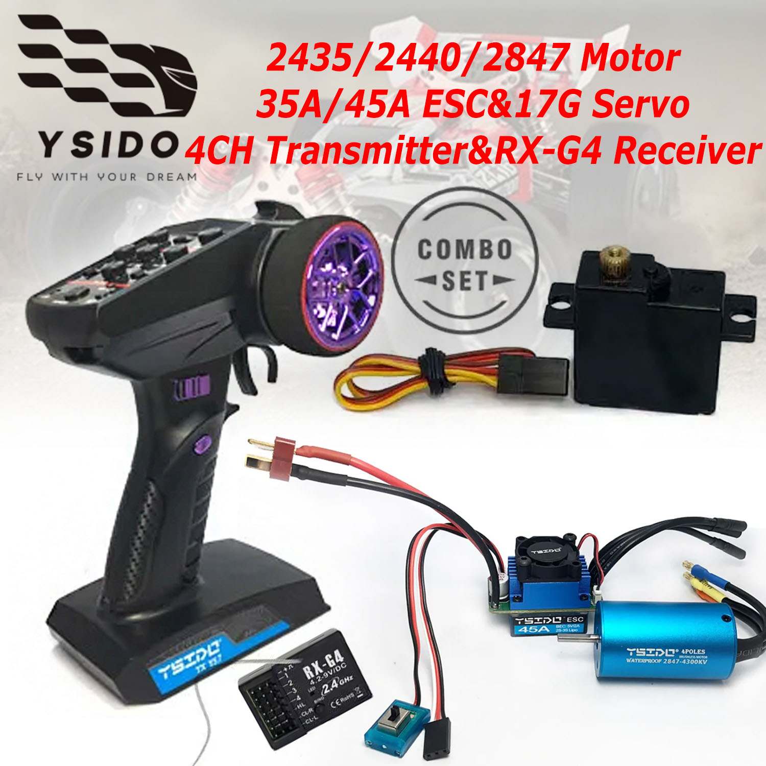 YSIDO Brushless Combo Upgrade  - Rc Remo Hobby recensione e prezzo