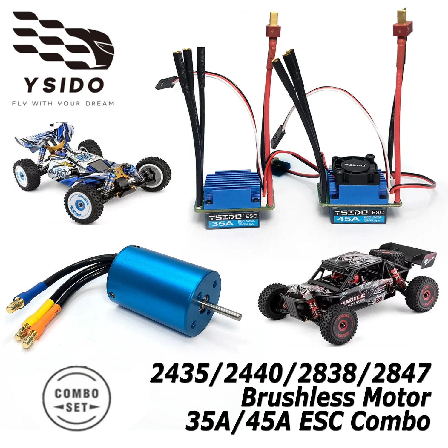 YSIDO Brushless Motor 2435/244 - Rc Remo Hobby recensione e prezzo