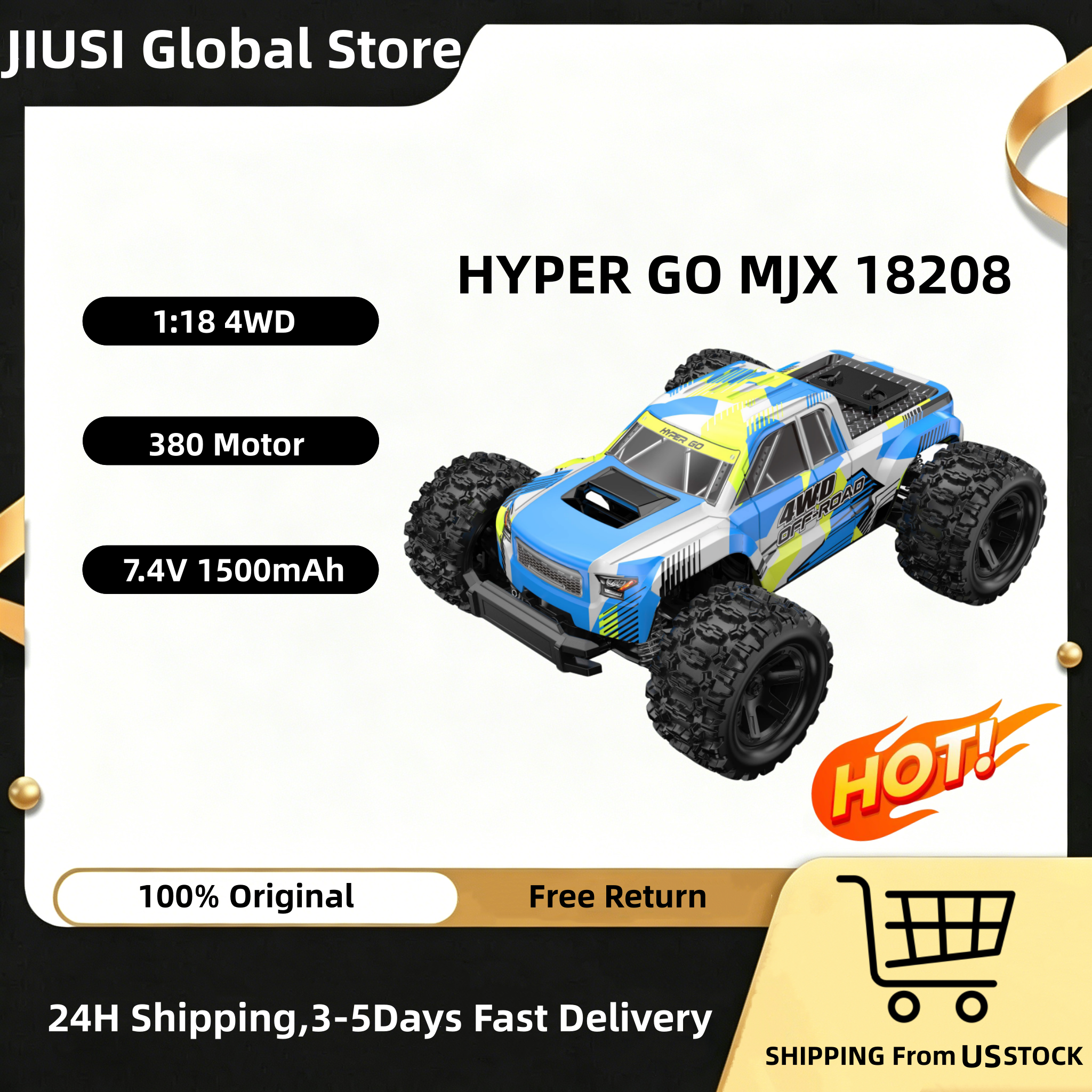 HYPER GO MJX 1:18 18208 Rc Car - Rc Hobby Pro recensione e prezzo