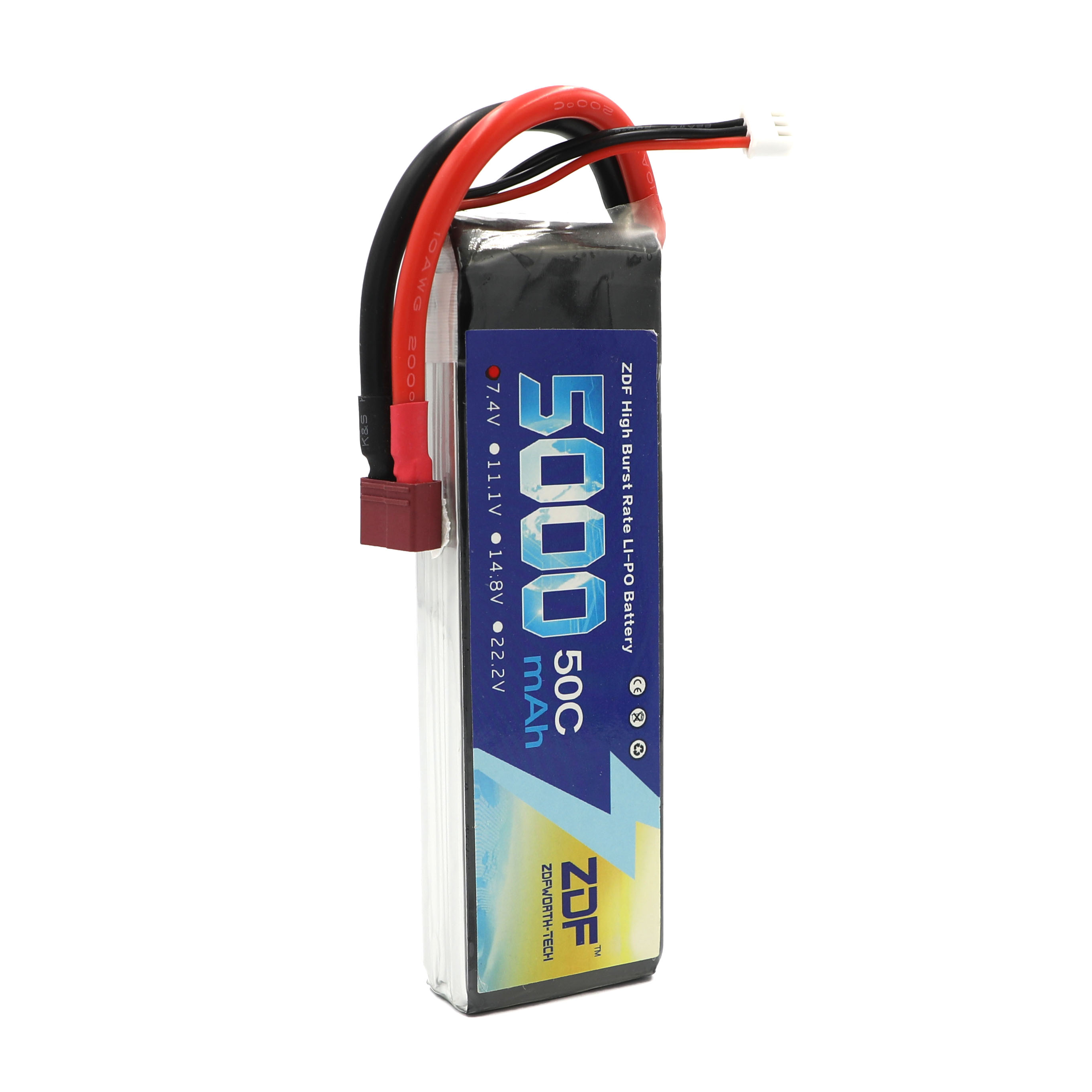 ZDF RC Lipo Battery 7.4V 5000m - Rc Remo Hobby recensione e prezzo