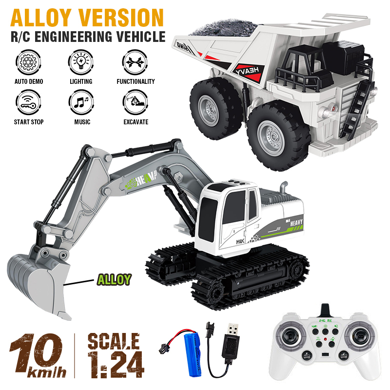 11Ch Alloy Rc Excavator 1:24 R - Rc Hobbyking Shop recensione e prezzo