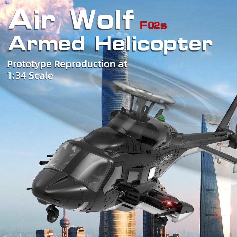 YUXIANG F02S AirWolf 2.4G 9CH  - Rc Helicopter Hobby Grade recensione e prezzo