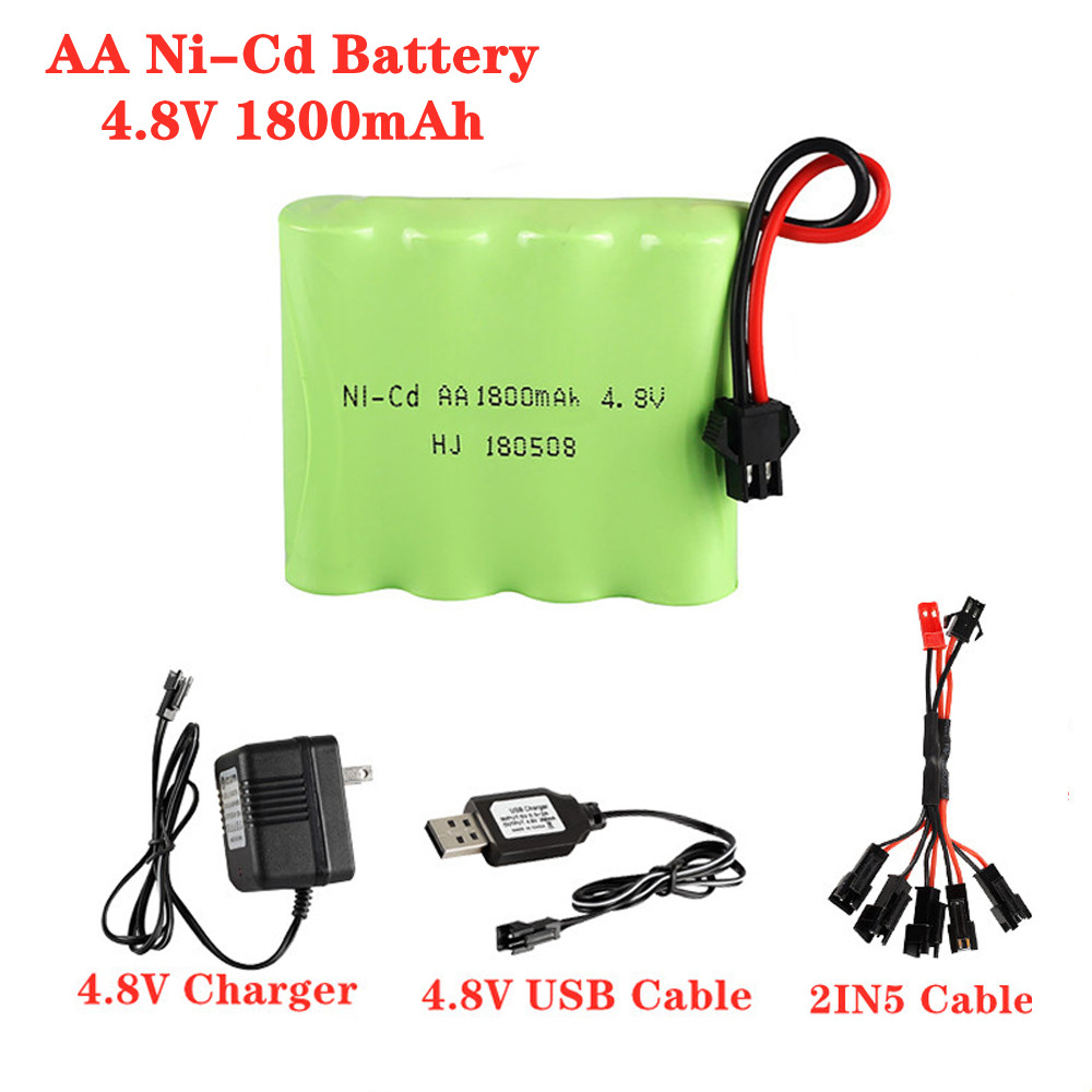 4.8V 1800mAh Ni-Cd AA Battery  - Rc Hobby Boat recensione e prezzo