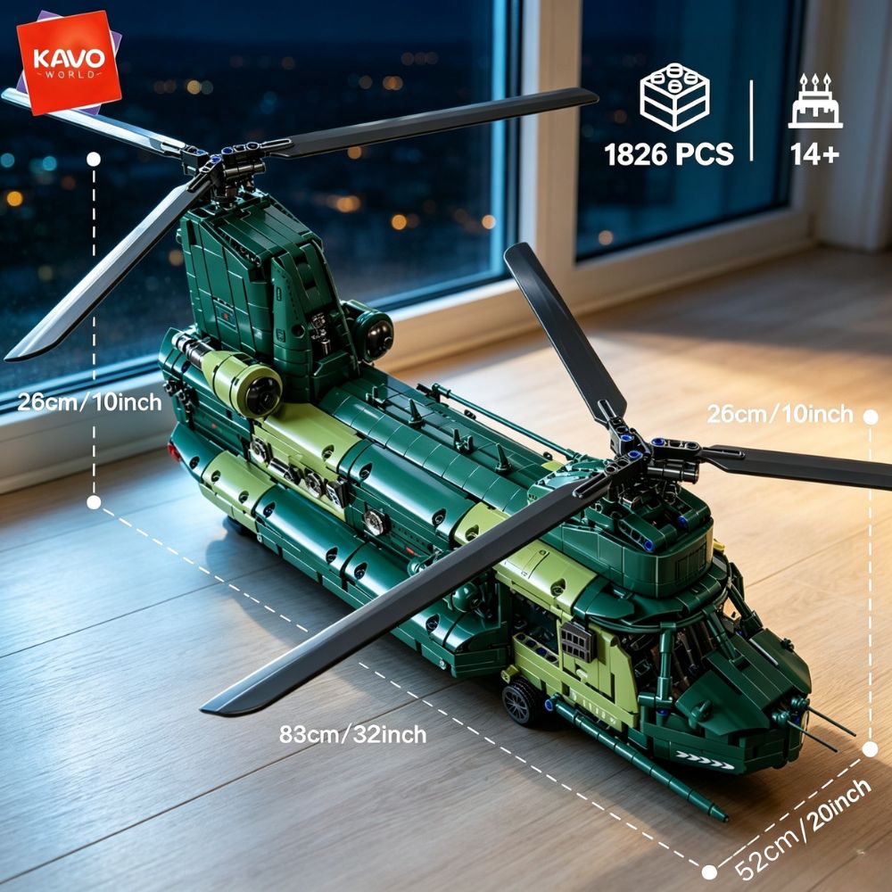 KAVOWORLD 1826pcs 32inch Large - Rc Helicopter Hobby Grade recensione e prezzo